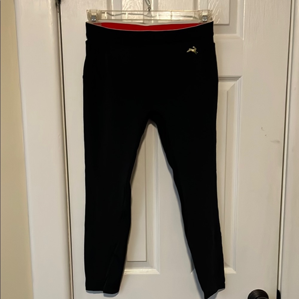 Tracksmith Black Leggings Full-Length Slim Fit
